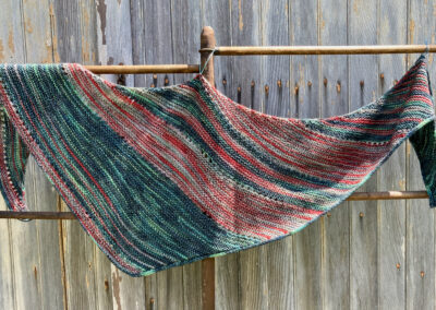 handknit shawl