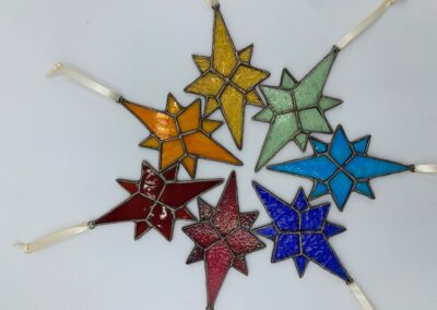 Stained glass stars